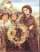 Marshall, Thomas Falcon May Day Garlands oil painting artist